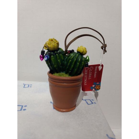 Ornament - Holiday Cactus - Resin - Picture 2 of 2